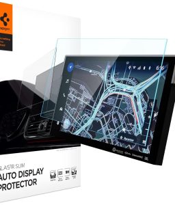 Spigen Tempered Glass Screen Protector [GlasTR Slim] designed for Toyota Tundra(2025-2022), Sequoia(2025-2023), Tacoma(2024/2025), 4Runner(2025) 14 inch Dashboard Touchscreen - Matte/Anti Finger Print